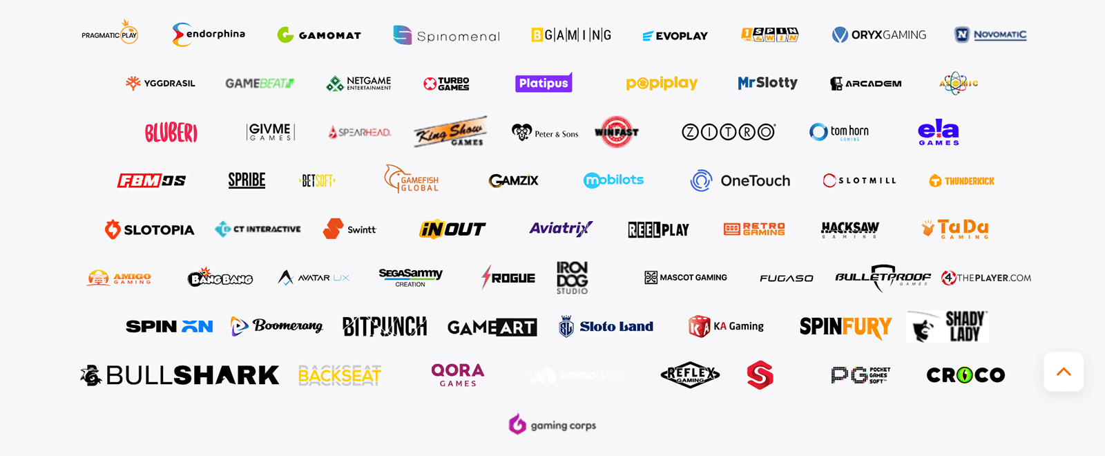 Софтуерни доставчици в Hit'n'Spin Casino